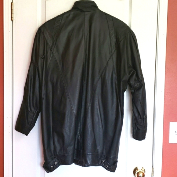 Vintage 80's Leather Ranch Jacket - Picture 2 of 10